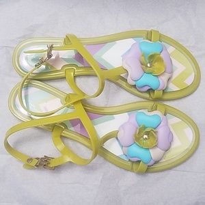 Missoni flower rubber sandals 37